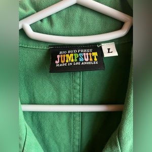 Big Bud Press Jumpsuit- Emerald Green - Size L